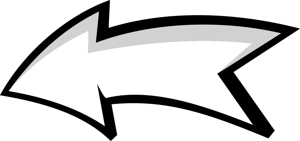 Arrow pointing to video